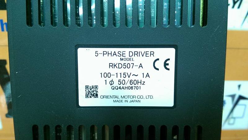 ORIENTAL MOTOR 5-PHASE SERVO DRIVER RKD507-A - 裕益科技自動化設備可程式編碼器PLC分散式控制系統DCS